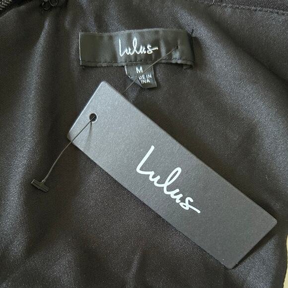 LULUS Melora Black Sleeveless V-neck Mermaid Maxi Dress-Size M - Picture 8 of 9